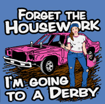Forget the Housework T-shirt in Iris
