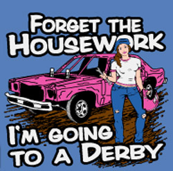 Forget the Housework t-shirt in Iris