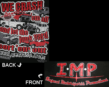 We Crash T-shirt Pic
